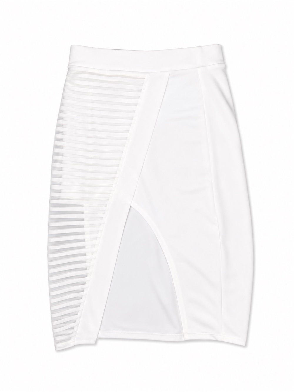 Surely Mine Crop It Out Cut-Out Set – White Two-Piece Skirt Set - Picture 5 of 6